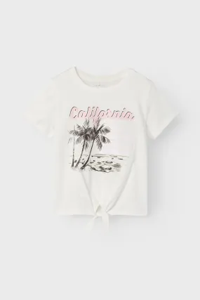 Camiseta niña manga corta