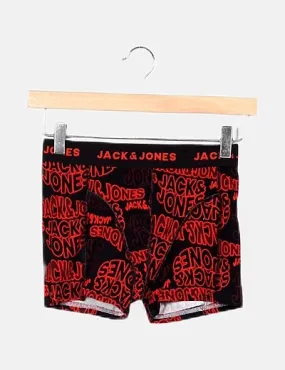 Jack & Jones Calzoncillo negro estampado