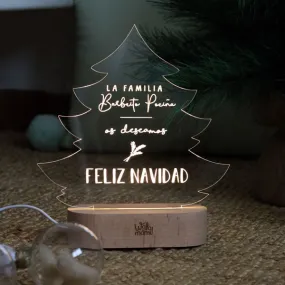 Lámpara Navidad Personalizada