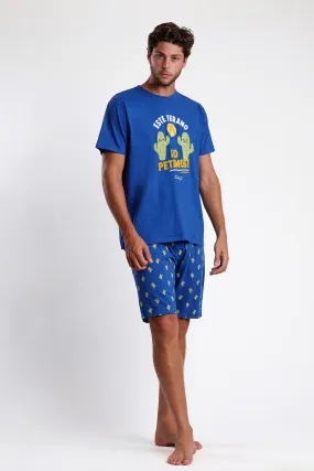 MR WONDERFUL Pijama Manga Corta Cactus para Hombre