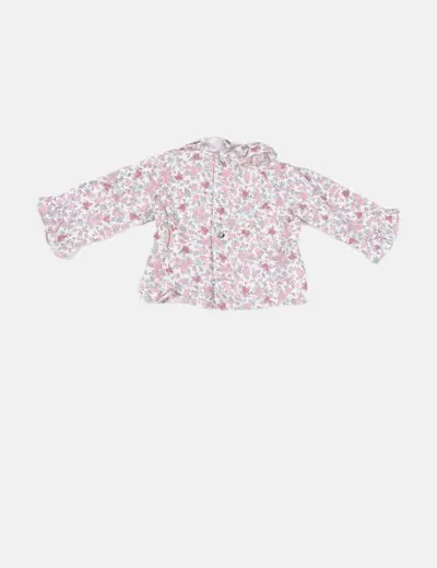 NoName Blusa blanca estampada