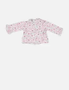 NoName Blusa blanca estampada