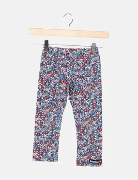 Tuc tuc Legging azul estampado floral