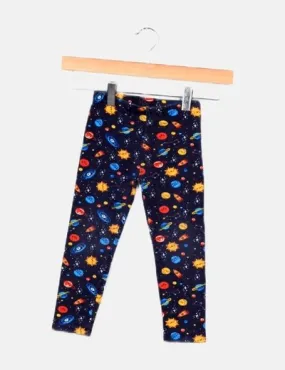 Tuc tuc Legging azul marino estampado