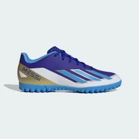 Zapatillas Futbolito Hombre Adidas X Crazyfast Messi Club TF Azul